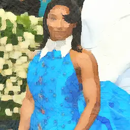 Benefit Cosmetics background painting