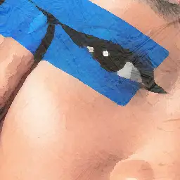 Make Up For Ever background painting