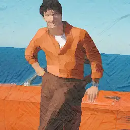 Mido banner painting