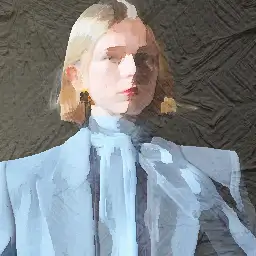 Yves Saint Laurent banner painting
